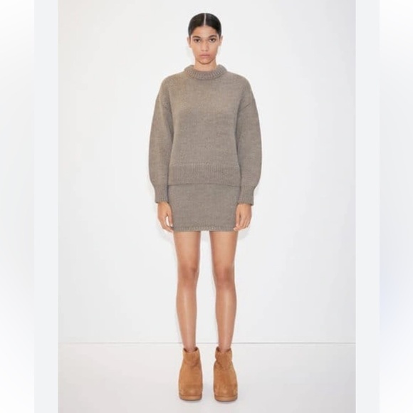 Mango wool set sweater and skirt womens XL NWT - Picture 1 of 10